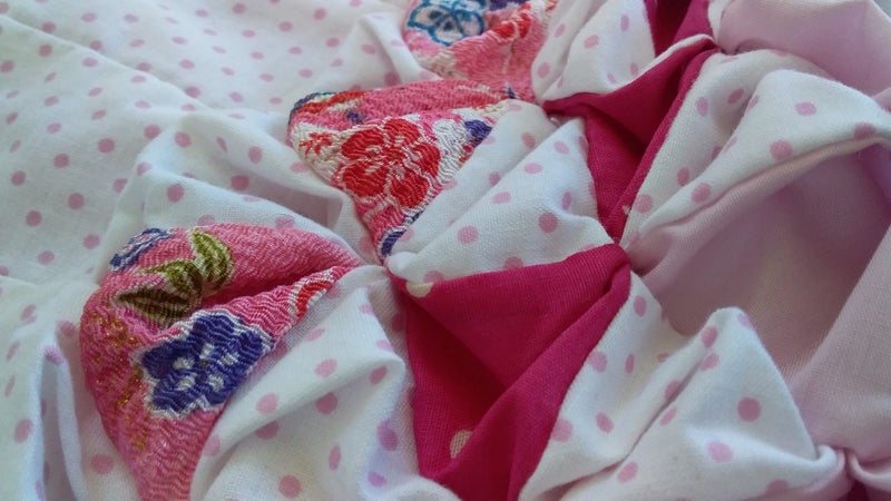 ***Patchwork fabric little bag*** Carousel 6