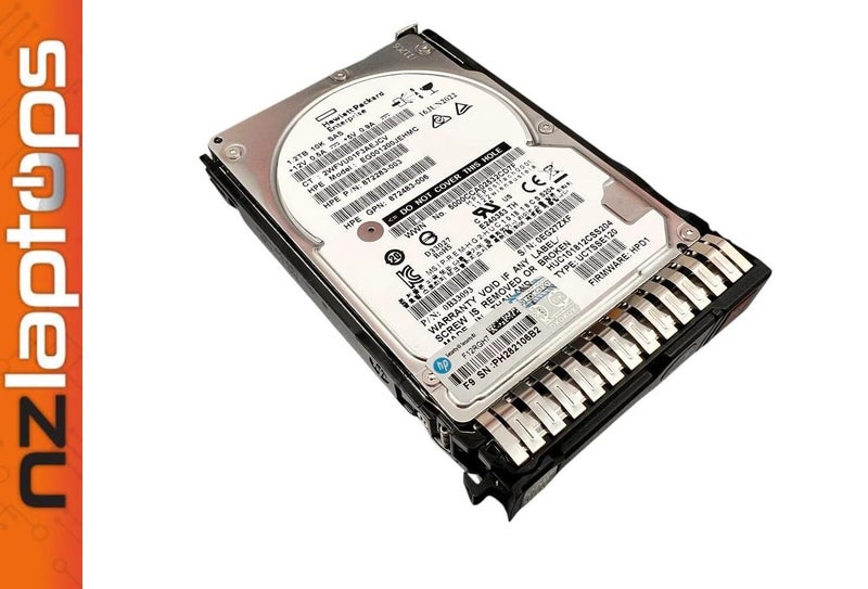 HPE 1.2TB 10K 12Gb 2.5" SFF SAS HDD for G8 G9 G10 Carousel 1
