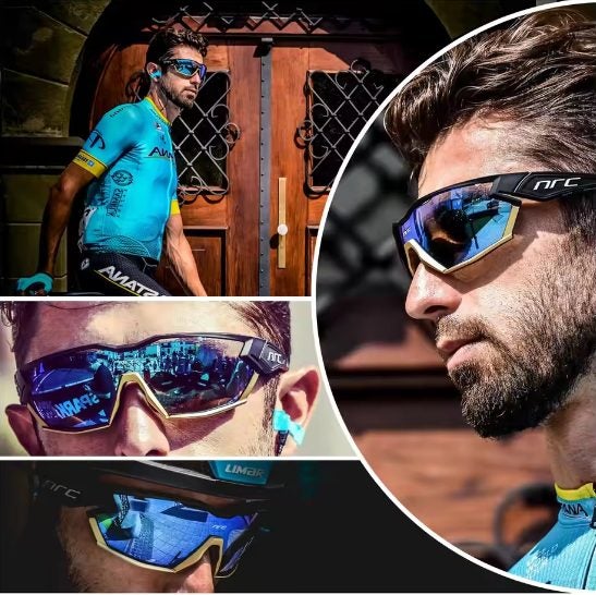 TR-90 Windbreaker Durable/Comfort 100% UV400 Cycling Sports Sunglasses Carousel 2