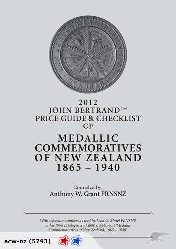 PRICE GUIDE MEDALLIC COMMEMORATIVES NZ 1865-1940 Carousel 1