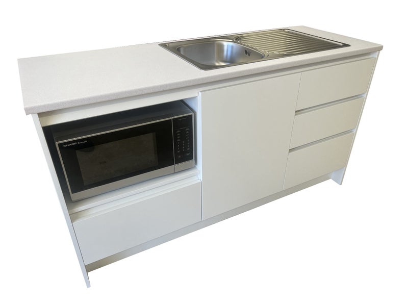 Kitchenette with appliance shelf / new 1650-mm wide Carousel 2