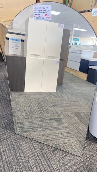 Figura 600 Arch Mirror Cabinet Right Hand Hinge in Char Blue Carousel 1