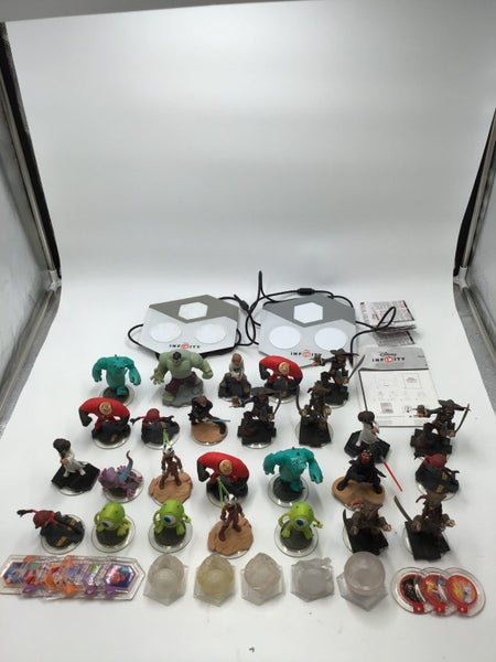 * Huge Bulk Disney Infinity Figures Bundle w/ Portals! * Carousel 1