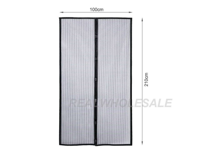 Insect-Proof Magnetic Door Curtain - No Tools Needed for Installation 4pcs Carousel 2