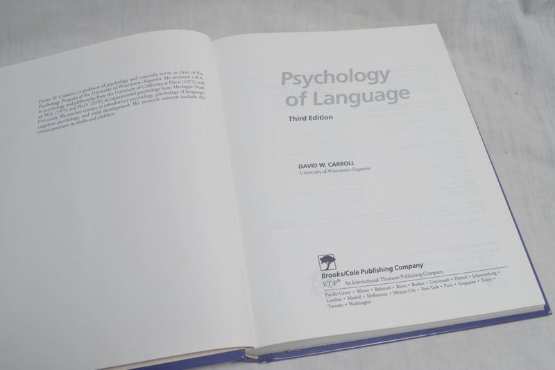 Psychology of Language Carousel 2
