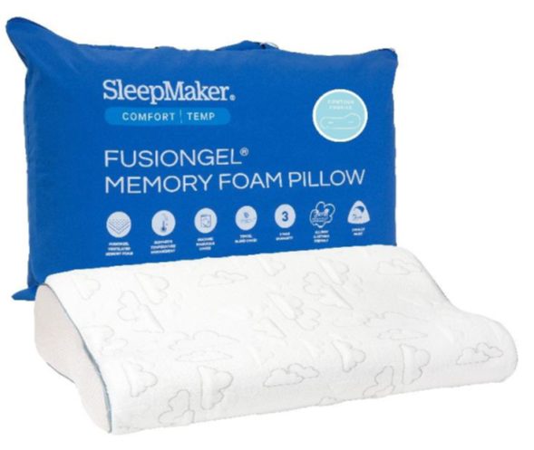 NZ Made Sleepmaker Fusion Gel Pillow - Contour Shape Carousel 1