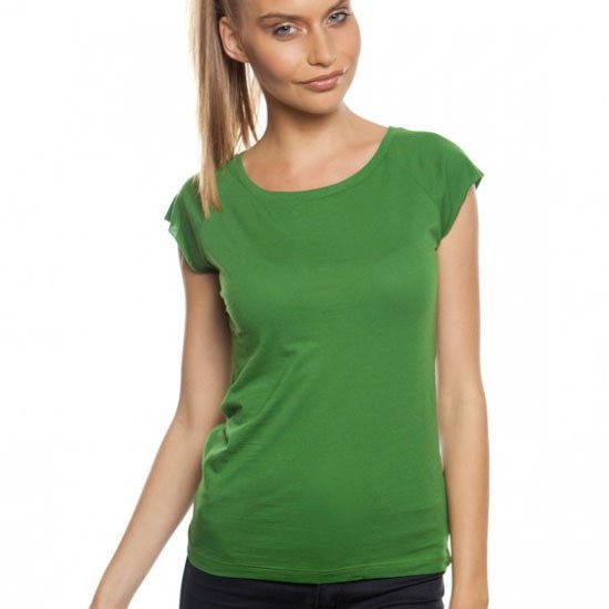 ZHU | Womens Bamboo Raglan Tshirt Fair Trade Carousel 2