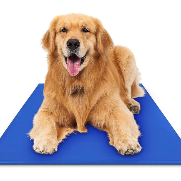 Cooling Pet Mat with Pressure-Activated Gel Pad for Indoor & Outdoor Summer R... Carousel 1