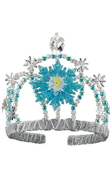 LICENSED FROZEN QUEEN ELSA TIARA FANCY DRESS BOOK WEEK COSTUME Carousel 1