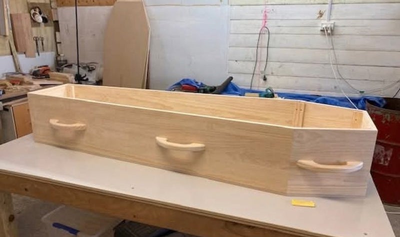 SOLID UNTREATED PINE COFFIN | Stunning | Affordable | Decorate Yourself | Lovely Carousel 2
