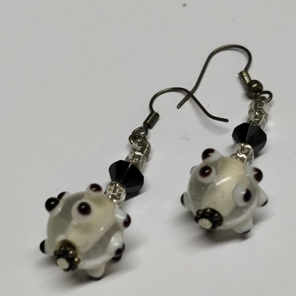 Hanging pair of Bead Earrings Carousel 1