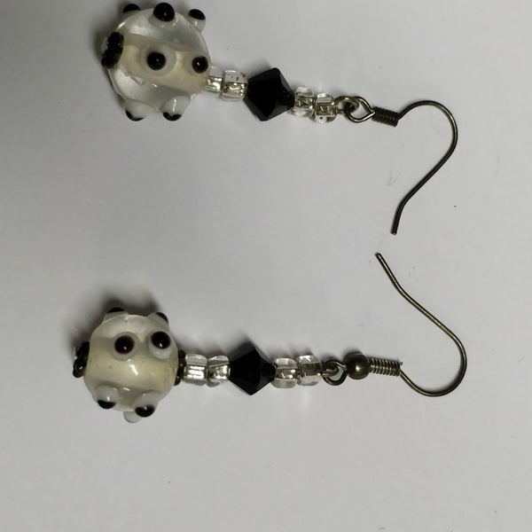 Hanging pair of Bead Earrings Carousel 4