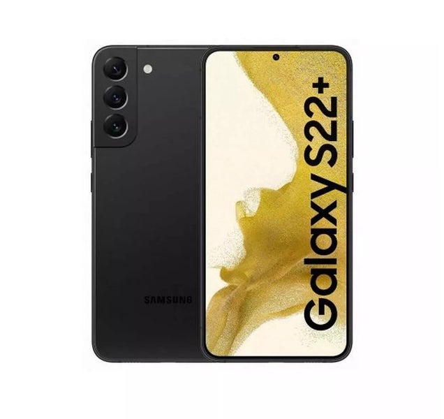 Samsung Galaxy S22+ Plus 5G Unlocked 128GB 8GB Black SIM+eSIM - Refurbished New