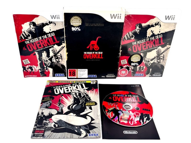 House of the Dead Overkill BOXED COLLECTOR'S EDITION (Wii) *MINT COMPLETE* Carousel 1