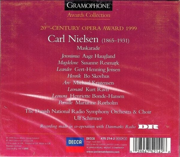 Nielsen Ulf Schirmer – Maskarade / 2CD Box Carousel 1
