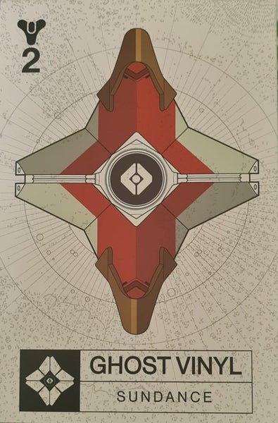 The Coop Destiny 2 Sundance Cayde-6's Ghost Ghost Vinyl, BRAND NEW IN BOX. Carousel 2