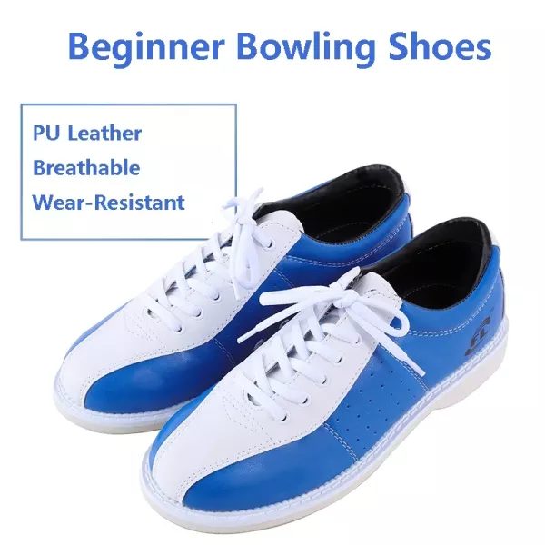 Women Men Microfiber Non Slip Bowling Shoes For Beginners Breathable Hole Carousel 1