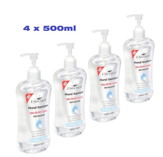 Stock Sale ~~ 4 x 500ml Essence Hand Sanitiser Carousel 1