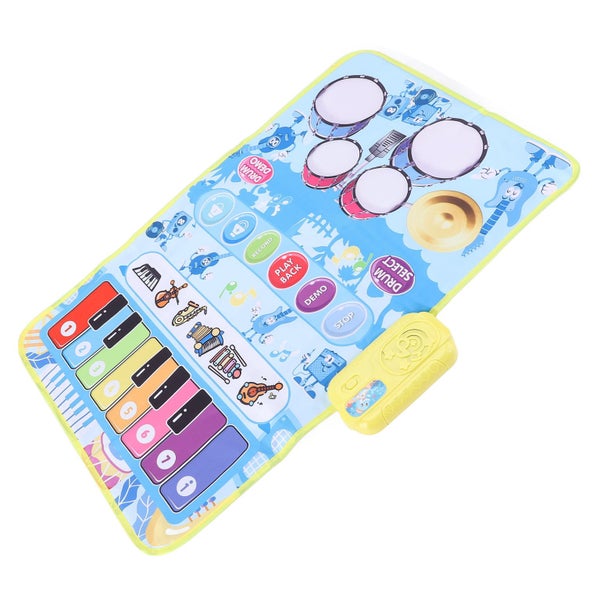 floor piano keyboard mat floor keyboard playmat touch keyboard blanket Piano Carousel 1