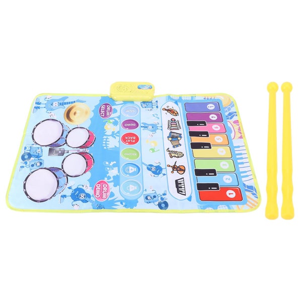 floor piano keyboard mat floor keyboard playmat touch keyboard blanket Piano Carousel 8