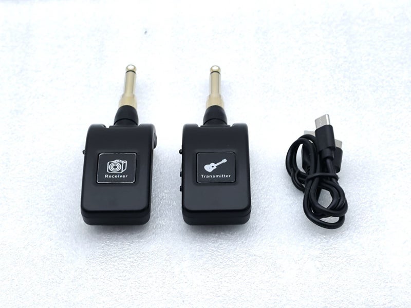 Guitar Instrument 3.5mm 6.35mm Jack Wireless Transmitter & Receiver Set (EP098) Carousel 1