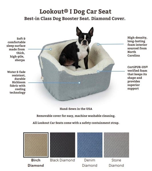 SNOOZER LOOKOUT BOOSTER DOG CAR SEAT MEDIUM up to 12kg Carousel 1
