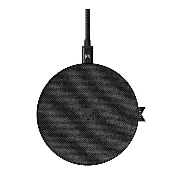 Moyork Watt 5/7.5/10/15W QI Wireless Charger - Black Leather Carousel 1