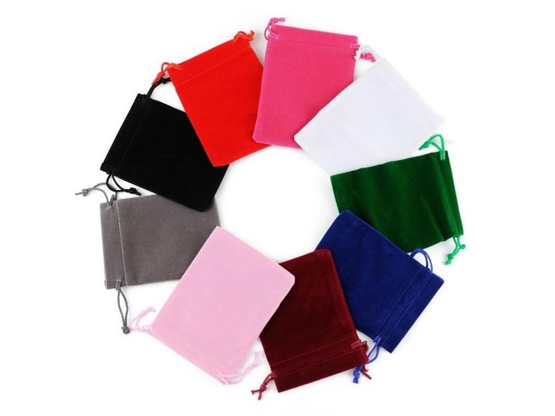 50Pcs 5x7 Velvet Bag Drawstrings Pouches Small Size Jewelry Gift Display Carousel 2
