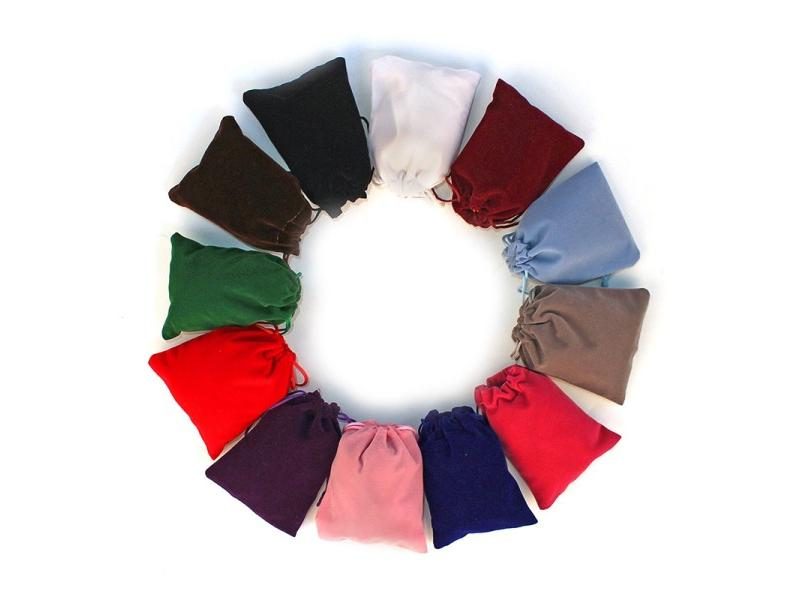 50Pcs 5x7 Velvet Bag Drawstrings Pouches Small Size Jewelry Gift Display Carousel 1