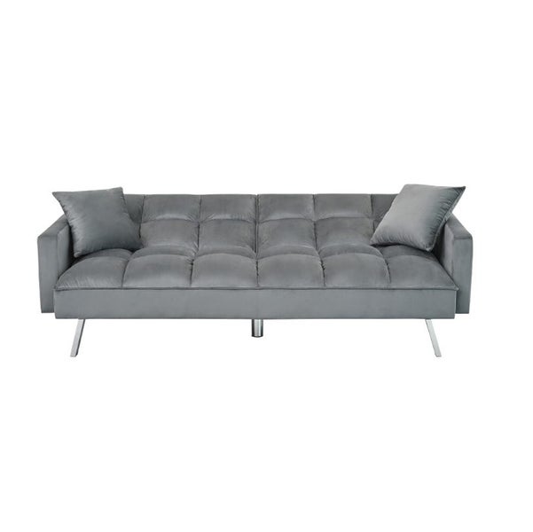Jupiter Chiba Futon 3 Seater Sofa bed Velvet Charcoal. Carousel 5