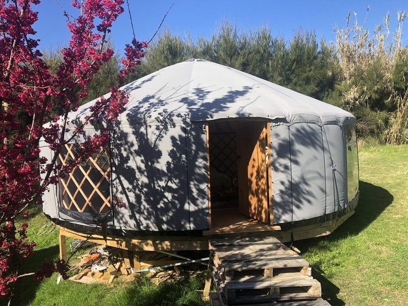 nearly new 7m Yurt 2 door Jaia Yurt company NZ made Carousel 1