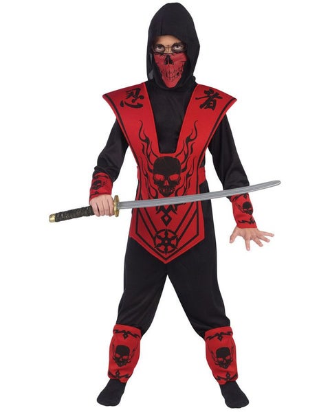 Red Skull Lord Ninja Boys Costume Carousel 1