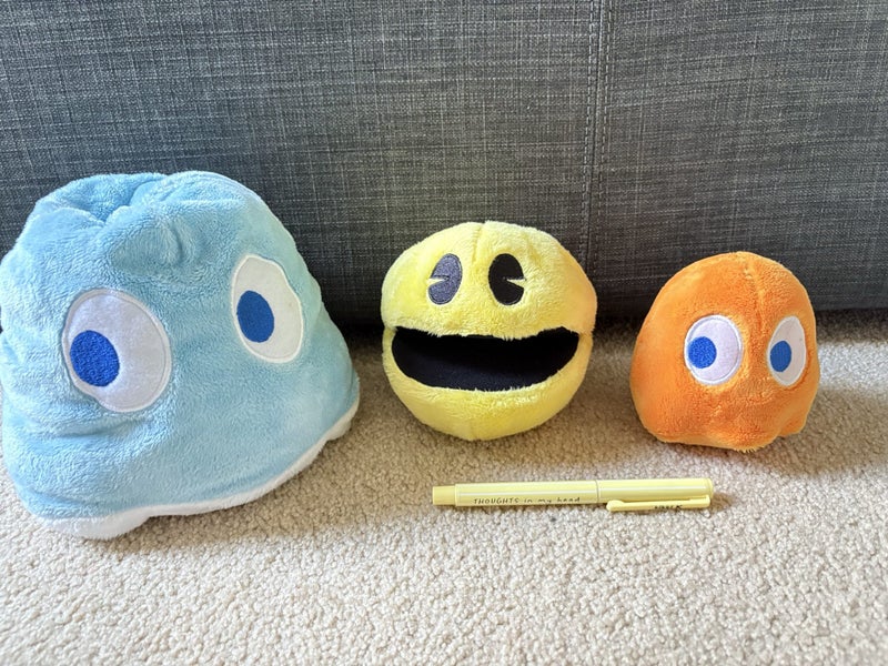 Bulk lot Pac-Man plushies soft toys Carousel 1