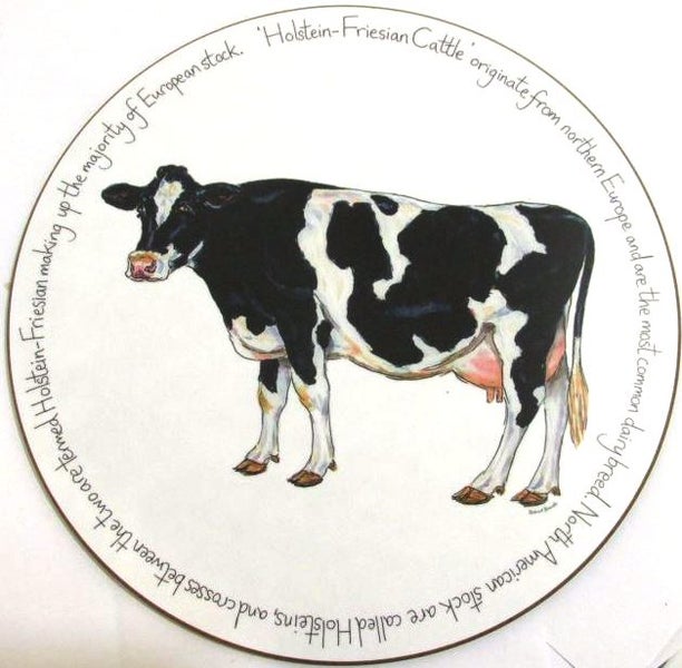 Freisian Cow chopping board/surface protector Carousel 1