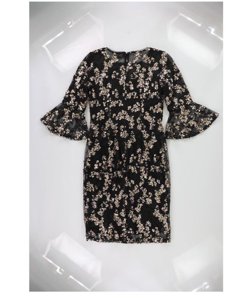 Alex Evenings Womens Embroidered Sheath Dress Carousel 2