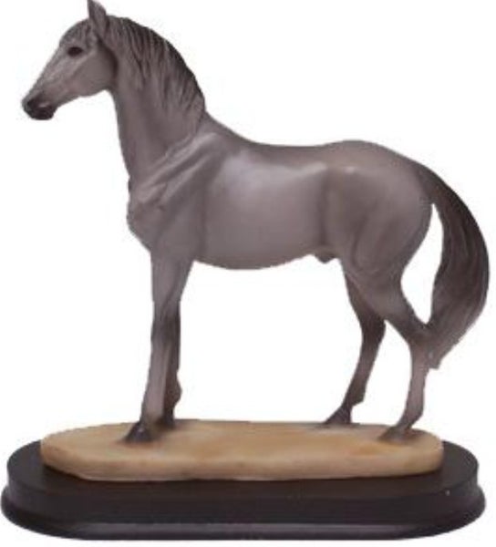 Grey horse ornament Carousel 1