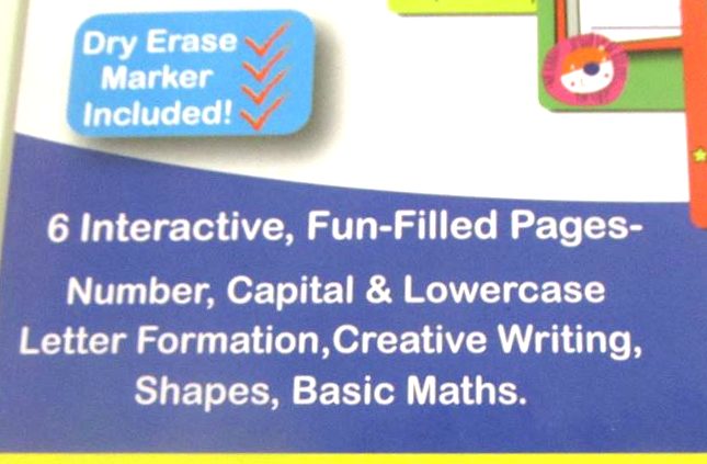 Wipe clean activity boards to promote early education Carousel 6