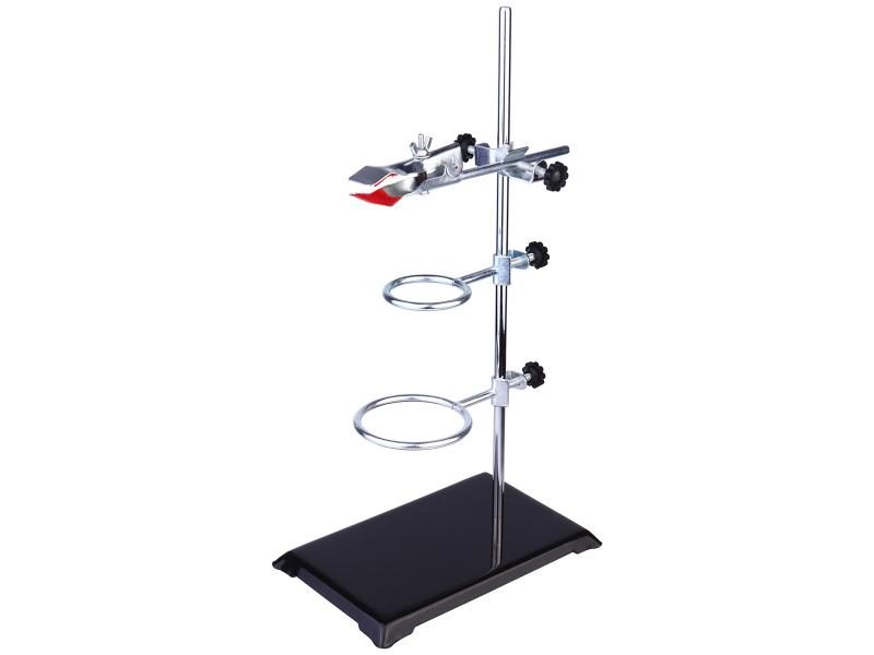 Stand Laboratory Lab Ring Metal Clamp Duty Chemistry Heavy Holder Clamps Tool Carousel 1