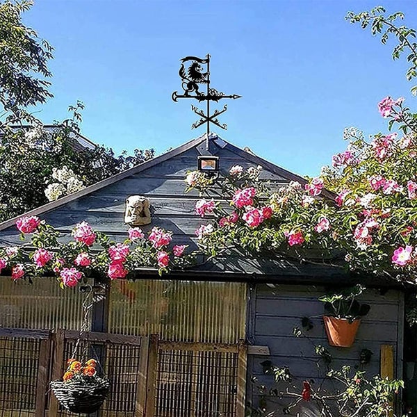 Metal wind vane, Outdoor Stainless Steel Weather Vane Yard weathervane Directi Carousel 2
