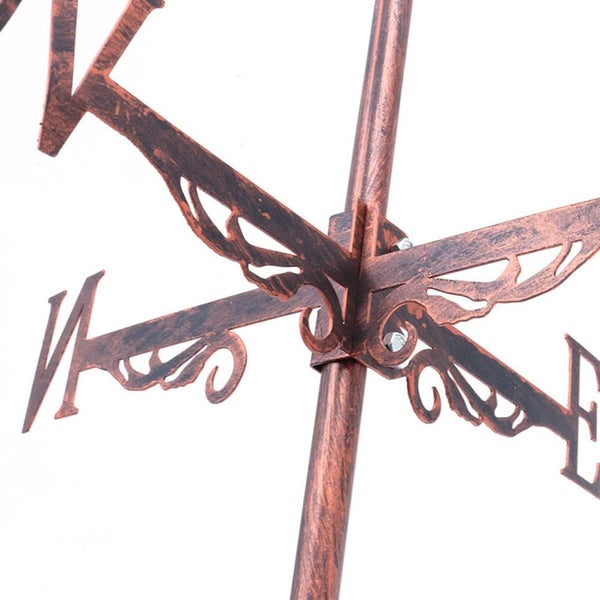 wind vane Metal Weather Vane Outdoor Yard weathervane Butterfly Wolf Deer Anim Carousel 2