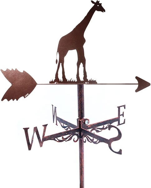 wind vane Metal Weather Vane Outdoor Yard weathervane Butterfly Wolf Deer Anim Carousel 1
