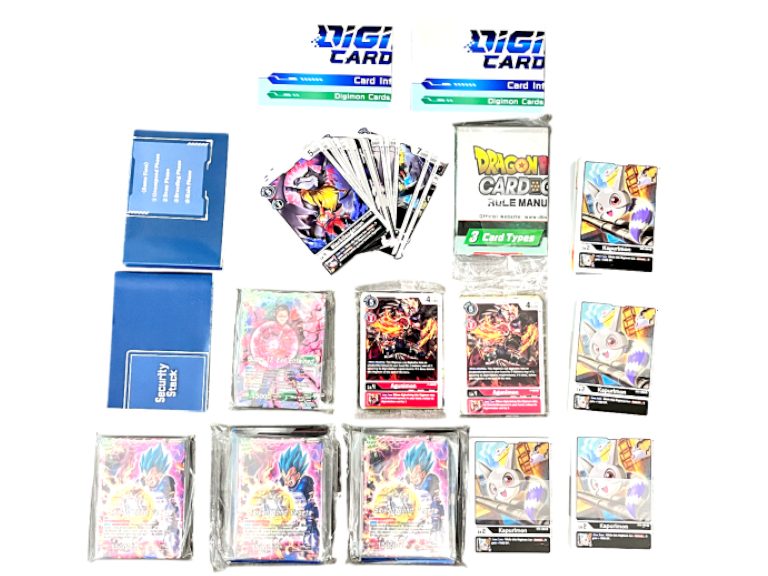 Dragon Ball Z + Digimon Card Packs HUGE BULK LOT (Most NEW SEALED) Carousel 2