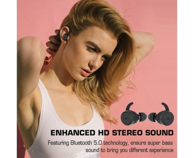 Sport In-Ear TWS Headphone True Wireless Bluetooth 5.0 Sports Earbuds, Carousel 7