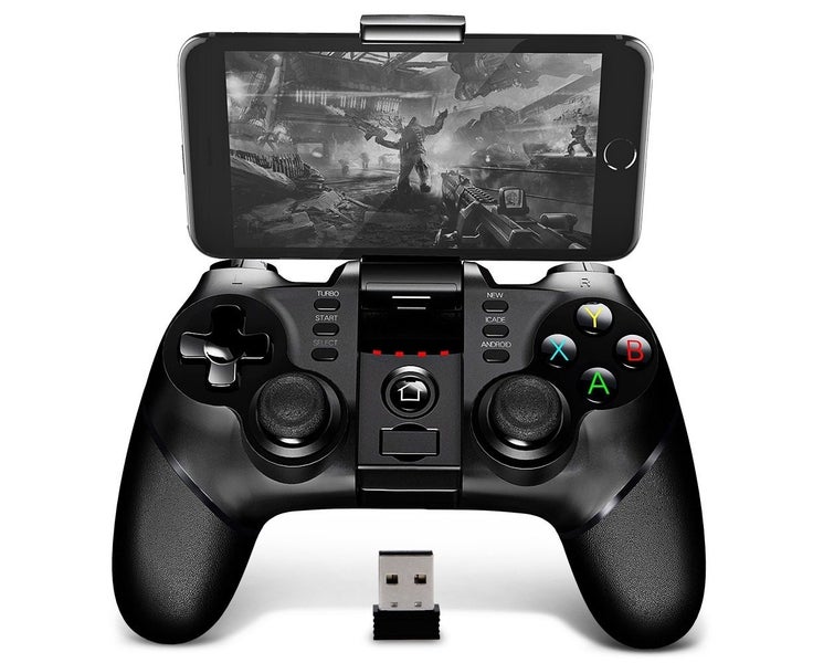 iPega PG-9076 Bluetooth Gamepad Game Controller with Bracket 2.4G Wire Carousel 1