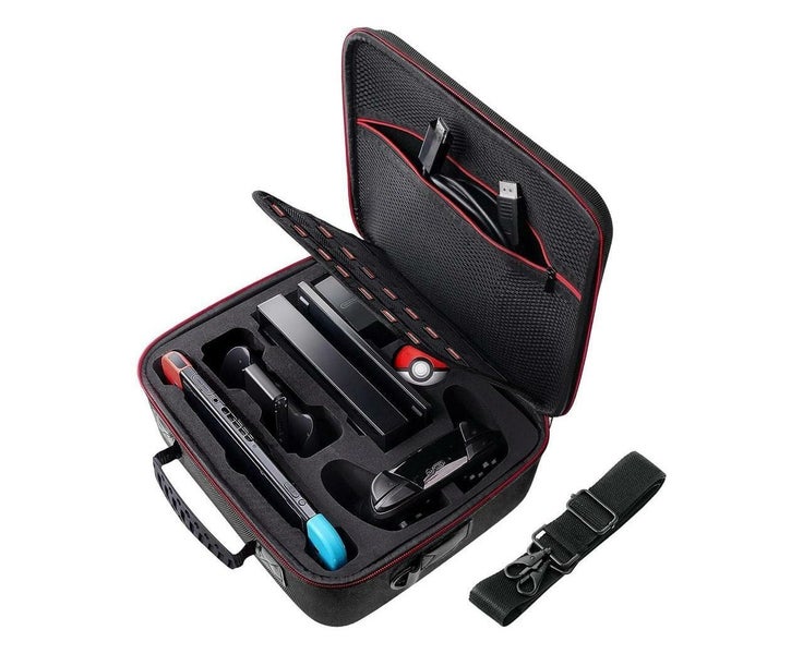 Carrying Storage Case for Nintendo Switch and Switch OLED Model, Porta Carousel 1