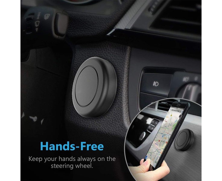 Magnetic Mount, Universal Stick-On Dashboard Magnetic Car Mount Holder Carousel 2