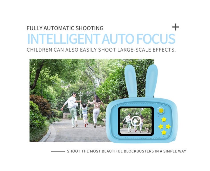 Children Rabbit Shape Digital Video LCD Screen Display Camera Photogra Carousel 9