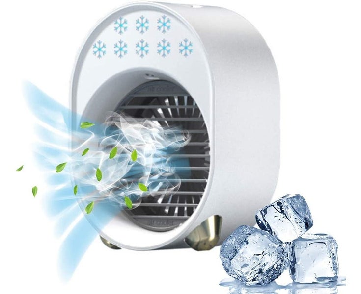 Rechargeable USB Air Conditioner Portable Air Conditioner Fan Evaporat Carousel 1