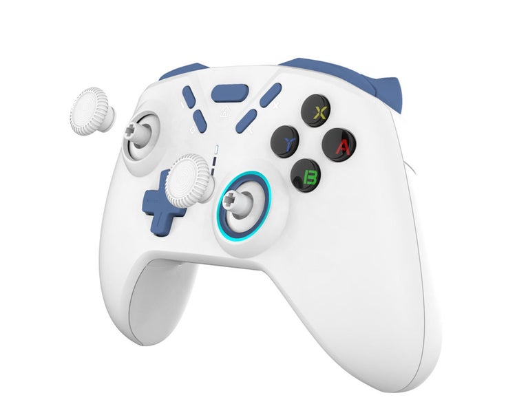 Wireless Joystick High Sensitivity 3D Joystick Six-axis Gyroscope Dual Carousel 2