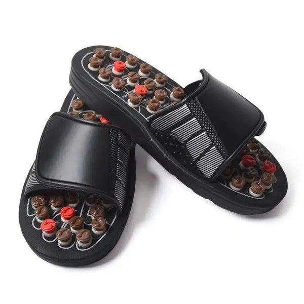 Acupoint Massage Slippers – Rotating Foot Massager Flip Flops Carousel 1